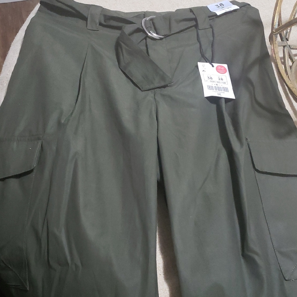 Green Cargo Pants Nwt